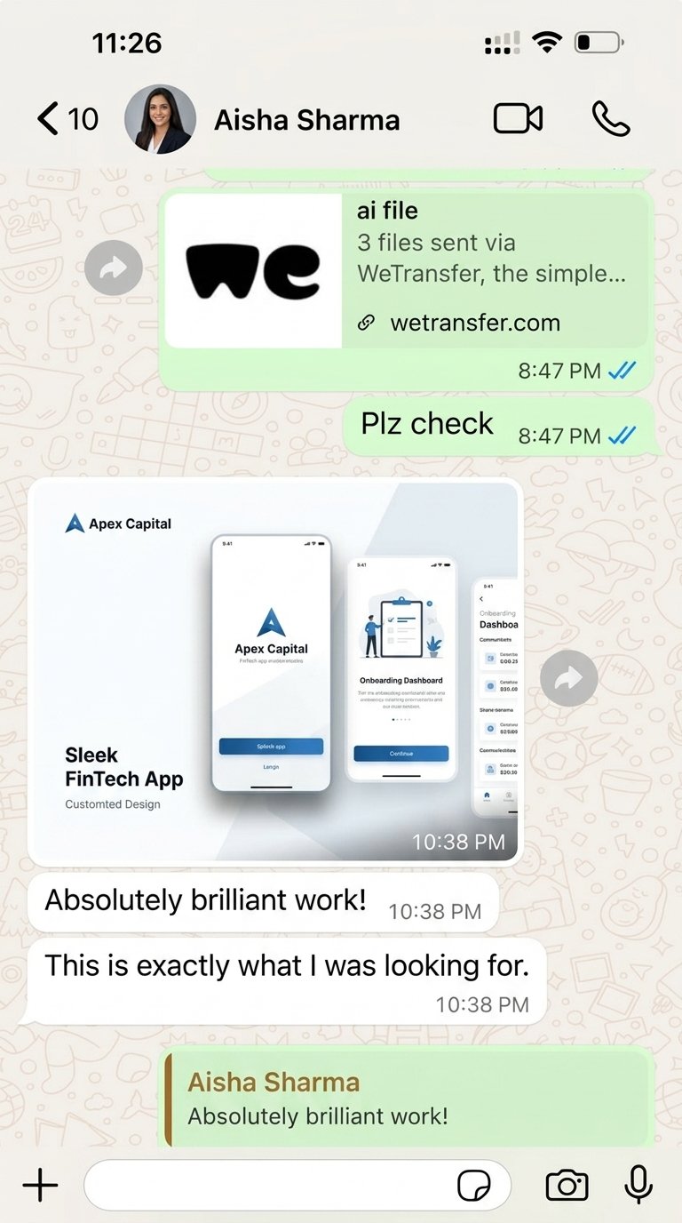 Client praise screenshot 1
